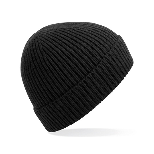Czapka Prazkowana Akrylowa CB380 - Black