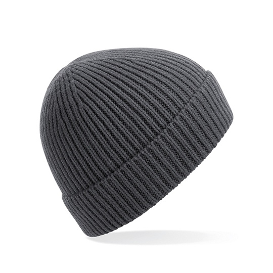 Czapka Prazkowana Akrylowa CB380 - Graphite Grey