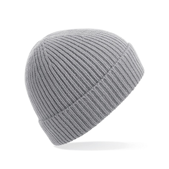 Czapka Prazkowana Akrylowa CB380 - Light Grey