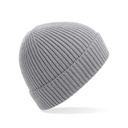 Czapka Prazkowana Akrylowa CB380 - Light Grey