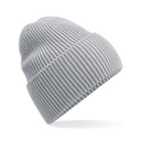 Czapka Beanie Prazkowana Recykling CB384R - Light Grey