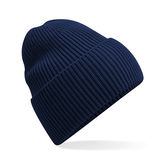 Czapka beanie z wywinięciem CB384R - Oxford Navy