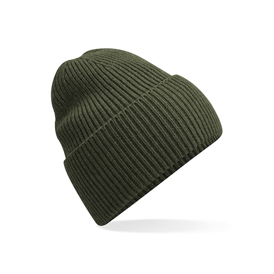 Czapka Beanie Prazkowana Recykling CB384R - Olive Green