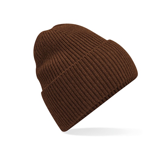 Czapka Beanie Prążkowana Recykling CB384R - Walnut