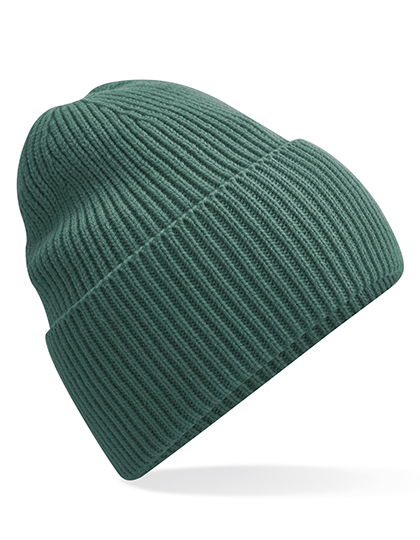 Czapka Beanie Prazkowana Recykling CB384R - Marine Green