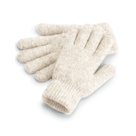 Rekawiczki z prazkowanym sciagaczem CB387 - Almond Marl