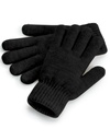 Rekawiczki z prazkowanym sciagaczem CB387 - Black Marl