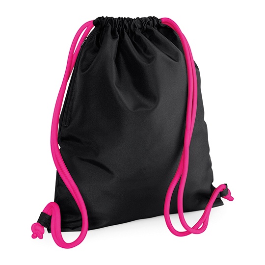 Worek Sportowy Wodoodporny BG110 - Black & Fuchsia