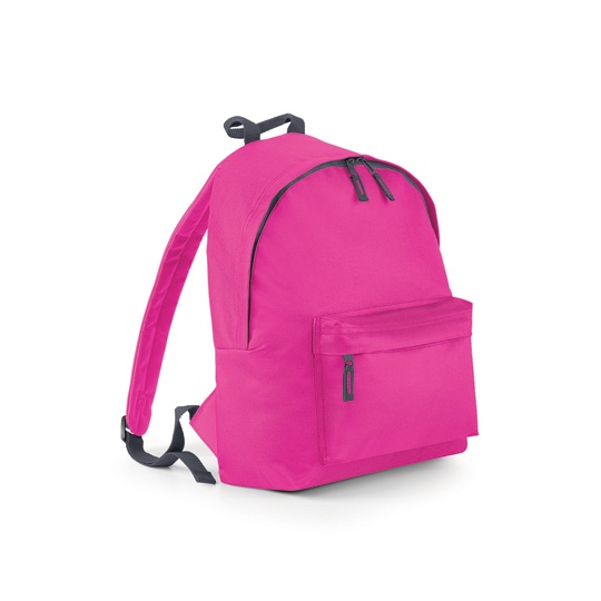 Plecak Miejski Poliester 18L BG125 - Fuchsia & Graphite Grey