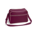 Torba na ramie retro BG14 - Burgundy & Sand