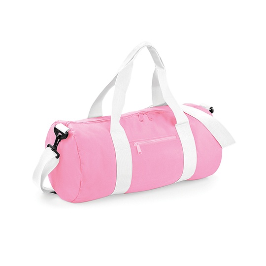 Torba Sportowa Poliester 600D BG140 - Classic Pink & White