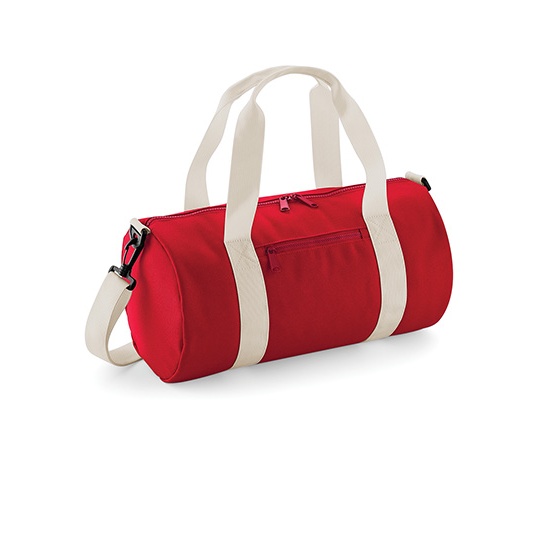 Torba Sportowa Mini Poliester 600D BG140S - Classic Red & Off White