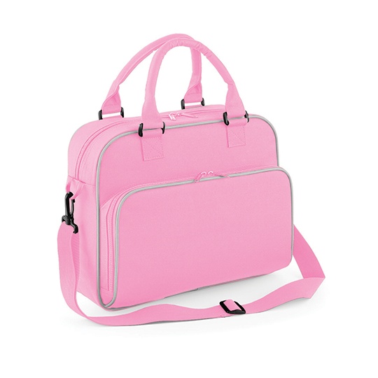 Torba Dziecieca Retro Poliester 600D BG145 - Classic Pink & Light Grey