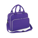 Torba Dziecięca Retro na Ramię BG145 - Purple & Light Grey