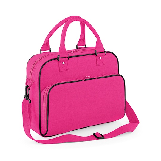 Torba Dziecieca Retro Poliester 600D BG145 - Fuchsia & Black