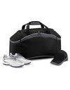 Torba Sportowa Z Kontrastowymi Panelami BG572 - Black & Graphite Grey