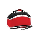 Torba Sportowa Z Kontrastowymi Panelami BG572 - Classic Red & Black