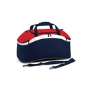 Torba Sportowa Z Kontrastowymi Panelami BG572 - French Navy & Classic Red