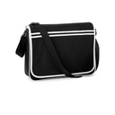 Torba listonoszka retro BG71 - Black & White