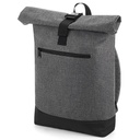 Plecak Roll-Top Poliester 20L BG855 - Grey Marl & Black