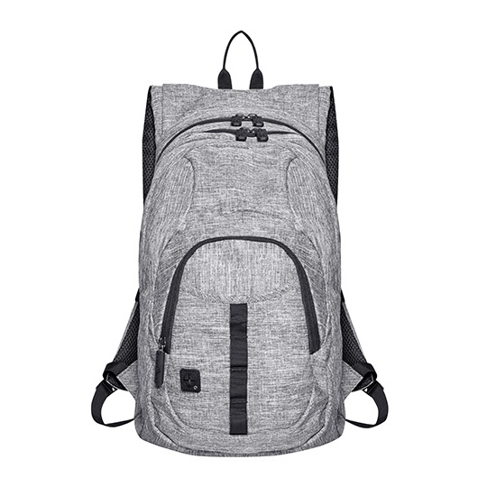 Plecak trekkingowy 22,5L z pasem piersiowym BS14246 - Grey Melange