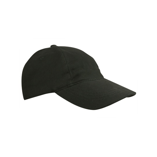 Czapka 5-panelowa Bawełniana C1750 - Black