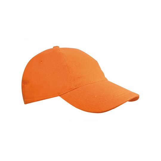 Czapka 5-panelowa Bawelniana C1750 - Orange