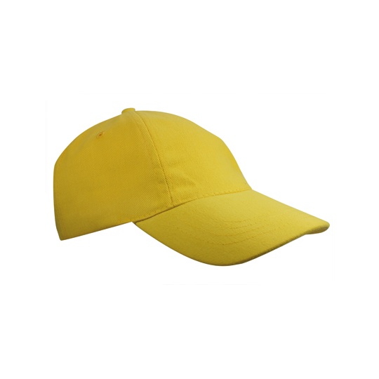 Czapka 5-panelowa Bawelniana C1750 - Yellow