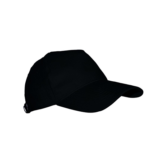 Czapka 5-panelowa Bawełniana C541K - Black
