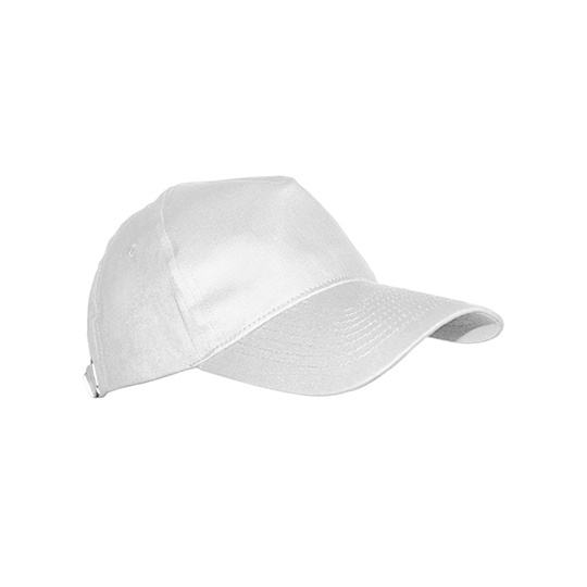 Czapka 5-panelowa Bawelniana C541K - White