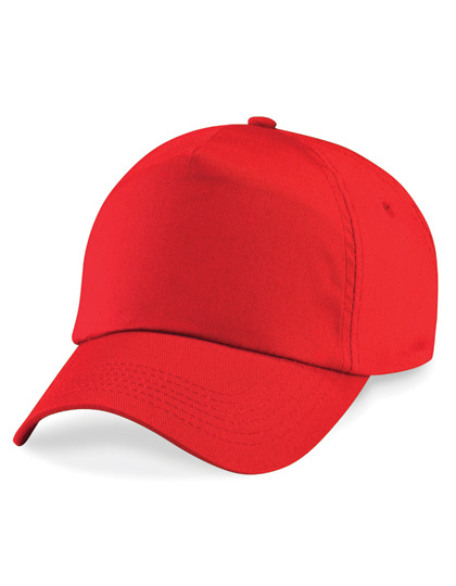 Czapka 5-panelowa Bawełniana Twill CB10B - Bright Red
