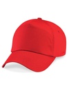 Czapka 5-panelowa Bawełniana Twill CB10B - Bright Red