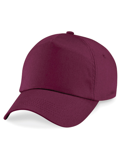 Czapka 5-panelowa Bawełniana Twill CB10B - Burgundy