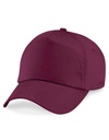 Czapka 5-panelowa Bawełniana Twill CB10B - Burgundy