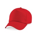Czapka 5-panelowa Bawelniana Twill CB10B - Classic Red