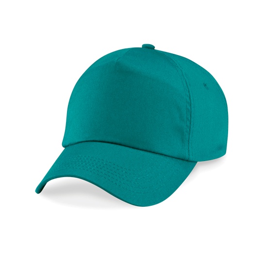 Czapka 5-panelowa Bawelniana Twill CB10B - Emerald