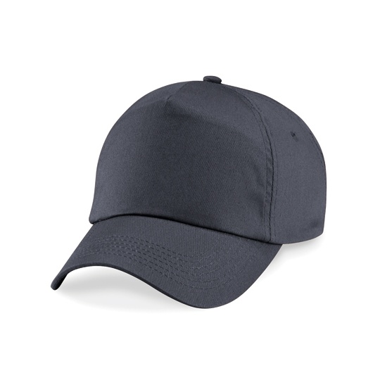 Czapka 5-panelowa Bawelniana Twill CB10B - Graphite Grey