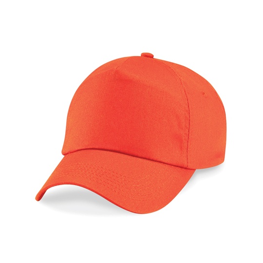 Czapka 5-panelowa Bawełniana Twill CB10B - Orange