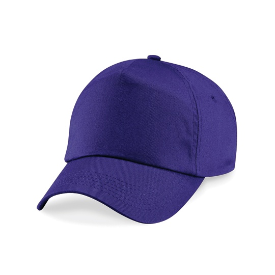 Czapka 5-panelowa Bawełniana Twill CB10B - Purple