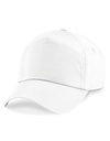 Czapka 5-panelowa Bawełniana Twill CB10B - White