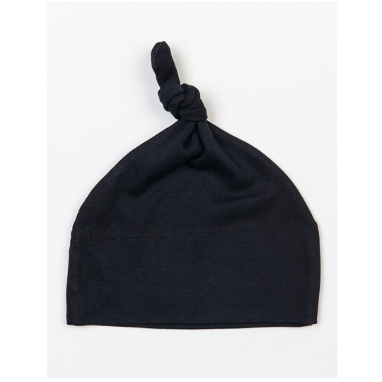 Czapeczka Niemowlęca Bawełniana Organiczna BZ15 - Black