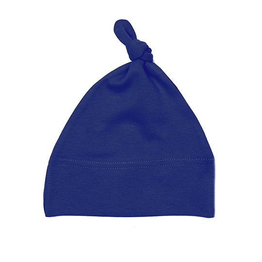 Czapeczka Niemowleca Bawelniana Organiczna BZ15 - Nautical Navy