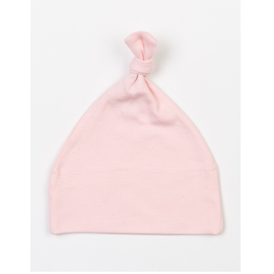Czapeczka Niemowleca Bawelniana Organiczna BZ15 - Powder Pink