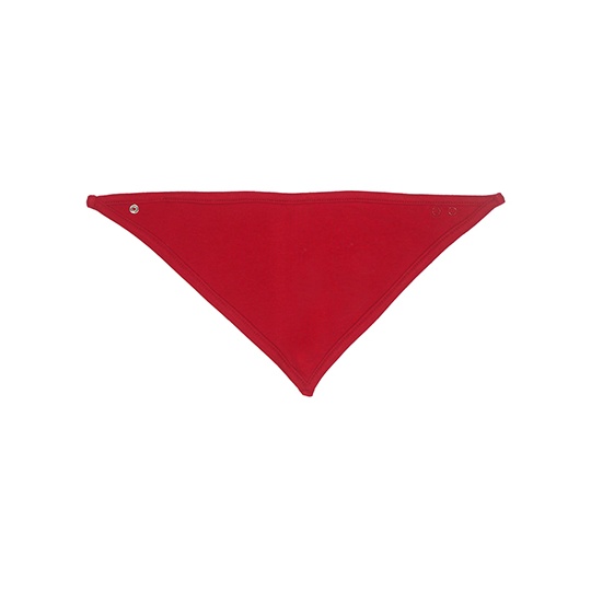 Śliniak Bandana Organiczna Bawełna BZ23 - White & Red