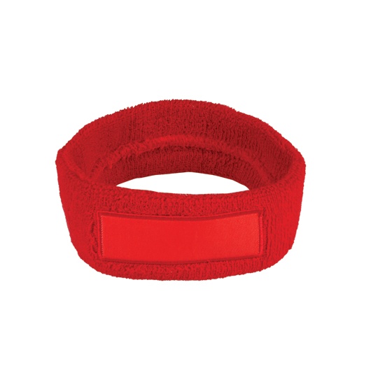 Opaska na glowe Sportowa Bawelniana Elastyczna C1522 - Red