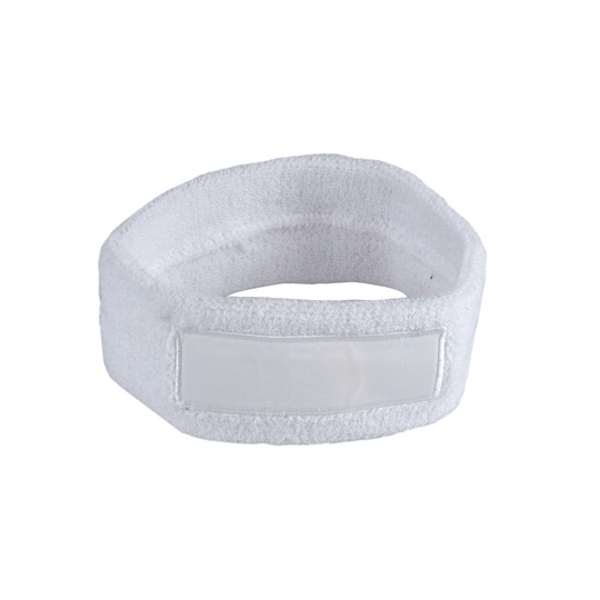 Opaska na glowe Sportowa Bawelniana Elastyczna C1522 - White