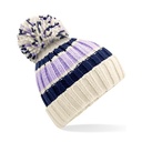 Czapka Prazkowana Akrylowa z Pomponem CB392 - Blueberry Cheesecake