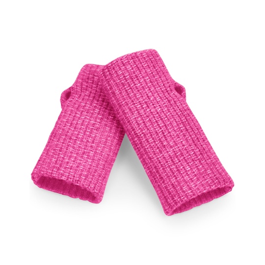 Ocieplacze na dlonie bezszwowe z poliestru z recyklingu CB397R - Bright Pink