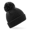 Dziecieca czapka z pomponem CB406B - Black