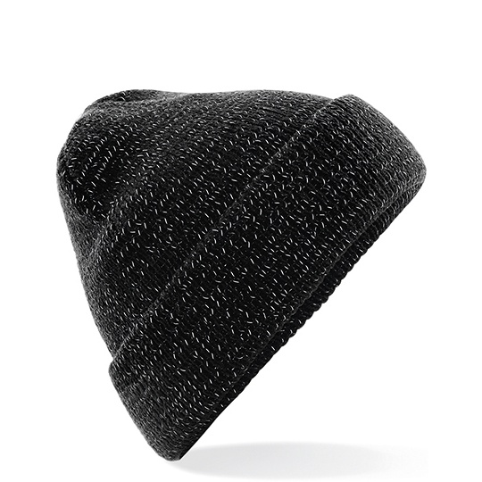 Czapka Zimowa Odblaskowa CB407 - Black
